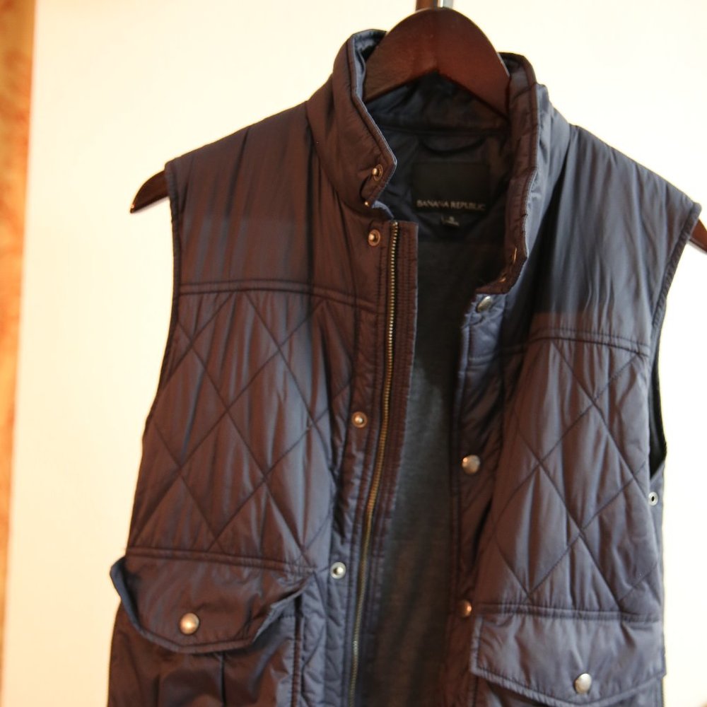 Banana Republic Quilted Vest (Size Small)